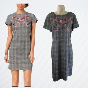 Nine West Houndstooth Sheath Dress Size 16